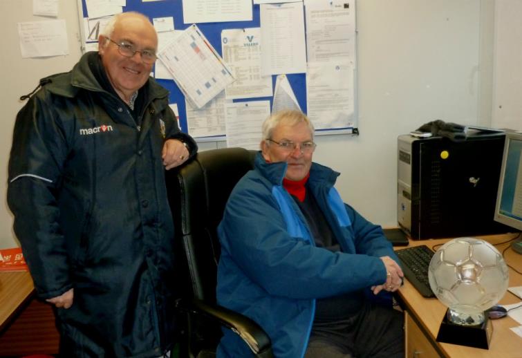 Barry and current chairman David Hughes