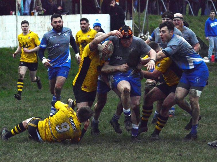 Tom Carrington - impressive young prop leads from the front