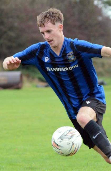 Cameron Brunton - grabbed five goals for Hakin against Bridge