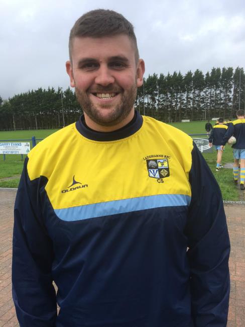 Carl Smith - two tries for Laugharne No 8