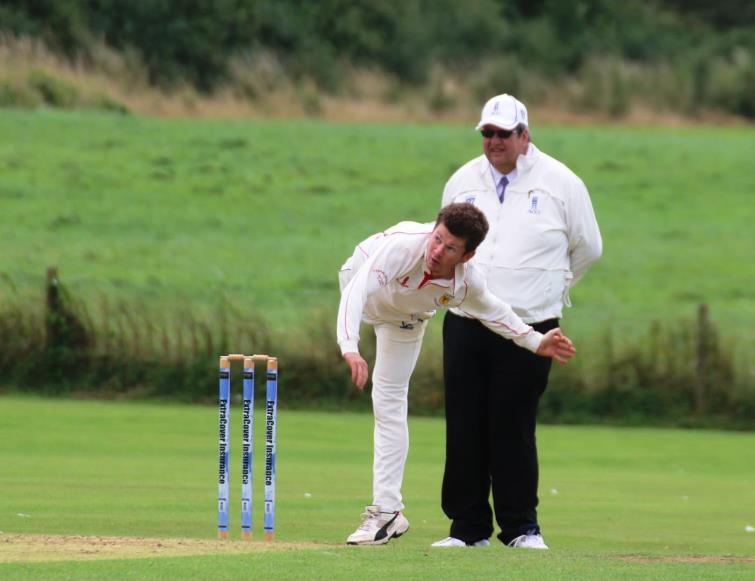 Ceri Brace - bowled well for Carew