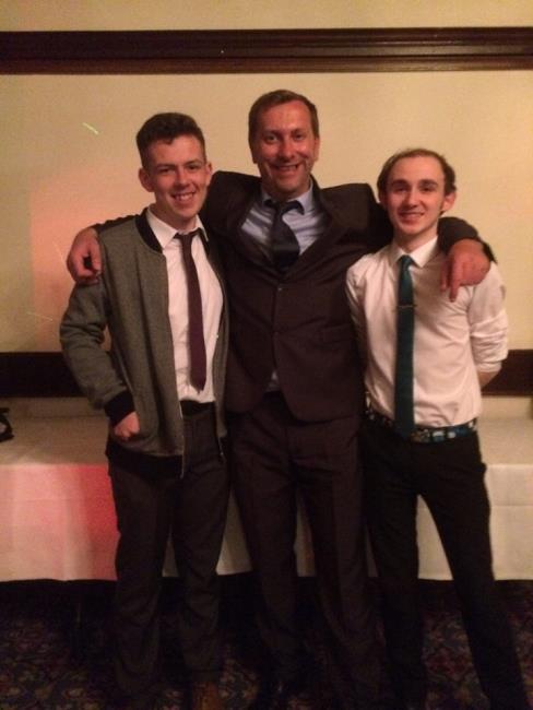 Pictured are Ben, Mathew and Zac