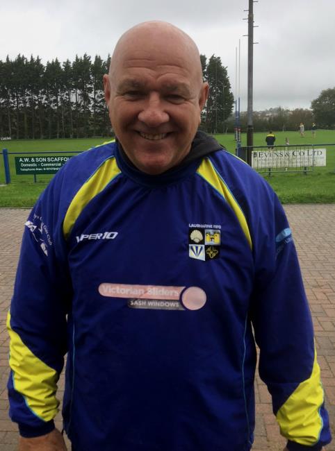 Laugharne coach Gary Price