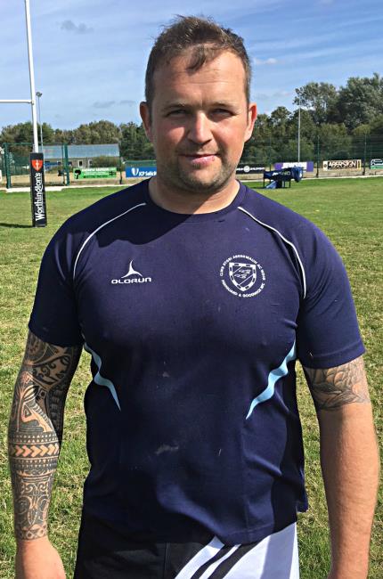 Gavin Walsh - in fine fettle for Fishguard