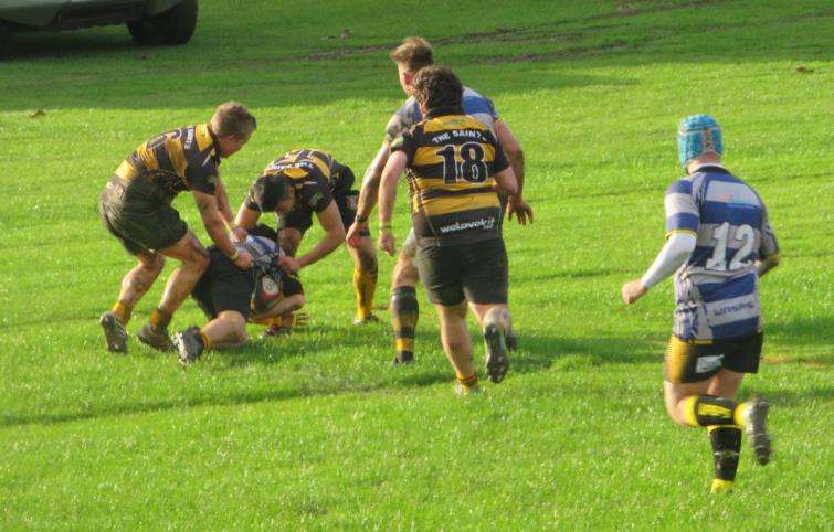 Joe Kiff - just short of the try line