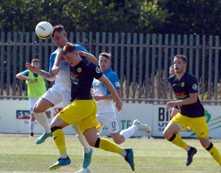 Jordan Davies scores a superb winner with his head