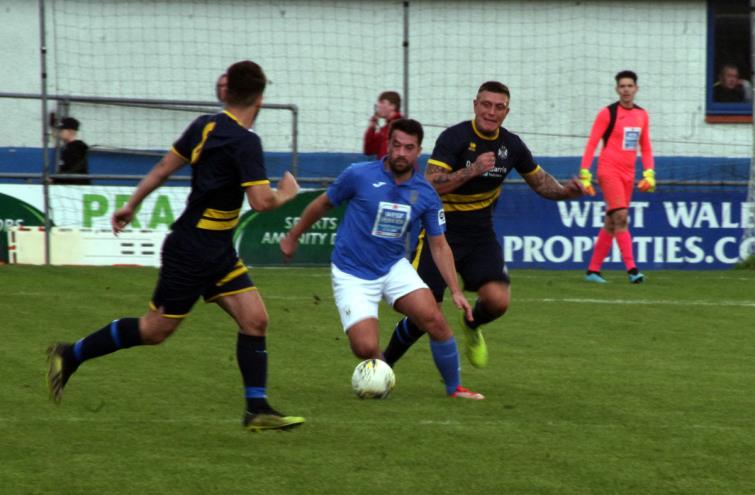 Kieran Howard played well in central midfield for The Bluebirds