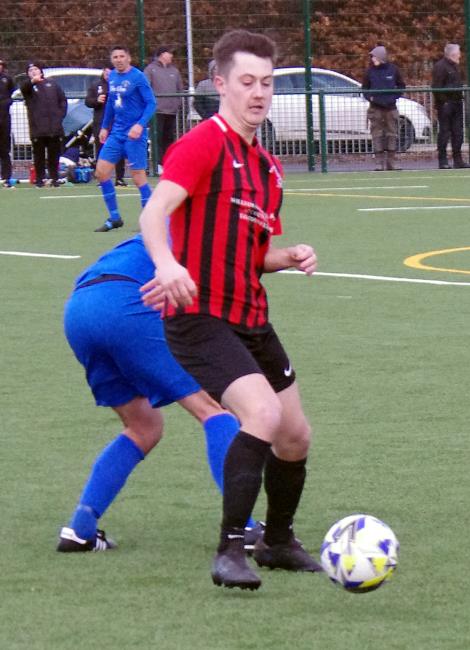 Rhys Jones - scored twice for Goodwick