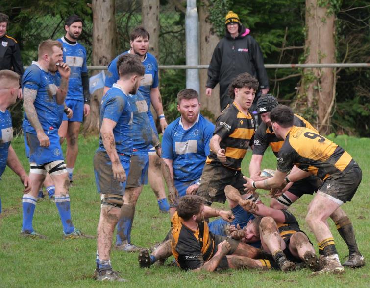 St Davids go on the attack. Picture William John