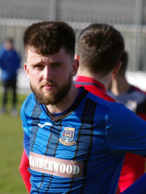 Shane Walsh bagged four goals for Hakin United