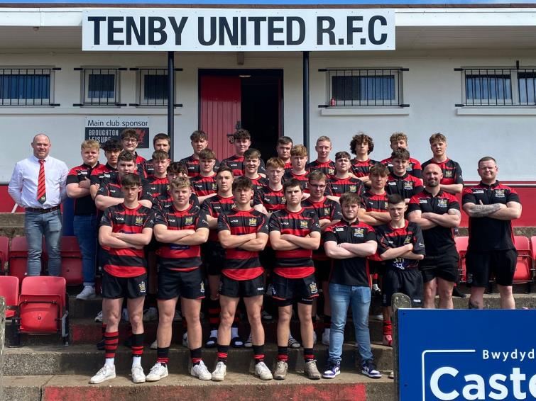 Cup runners-up - Tenby United Youth