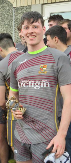 Man of the match Joey Mathias