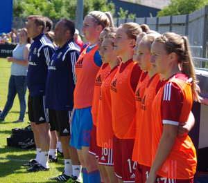 Pictures from Wales versus Turkey Womens international played on the Conygar Bridge Meadow