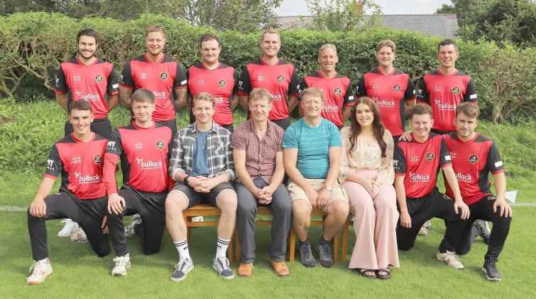 Carew Cricket Club with Sponsors HMY Customs, Bullock Consulting Certification and Hannah Elizabeth