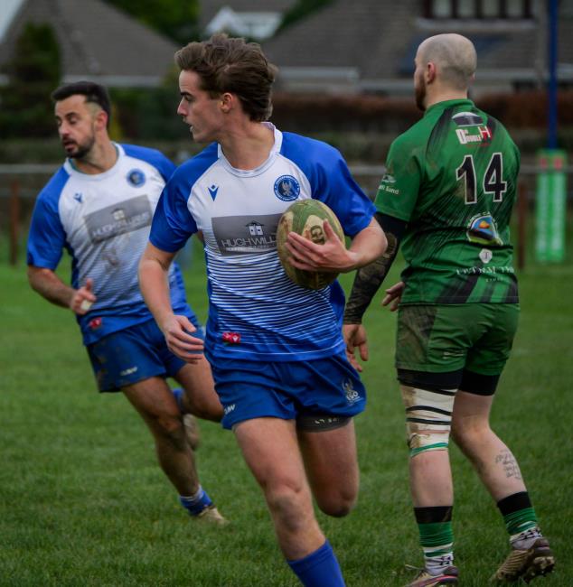 Another  deserved try for the Blues. Picture William John