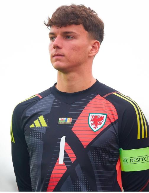 Evan Watts - looking good in his Welsh kit