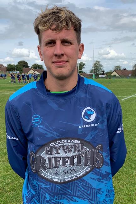 Harry Fuller - second try in two matches for Narberth