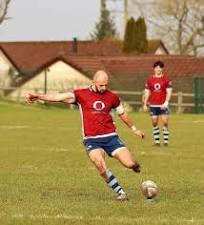 Llanelli Wanderers match winner Nick Gale - outstanding as he was when playing at Narberth