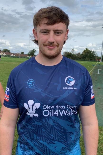 Rhys Williams - the second row scored the opening try for Narberth