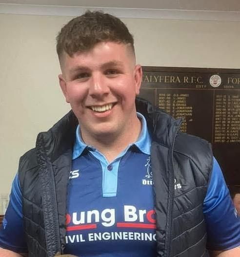 Will Blackburn - two tries for Narberth who suffered a heavy defeat