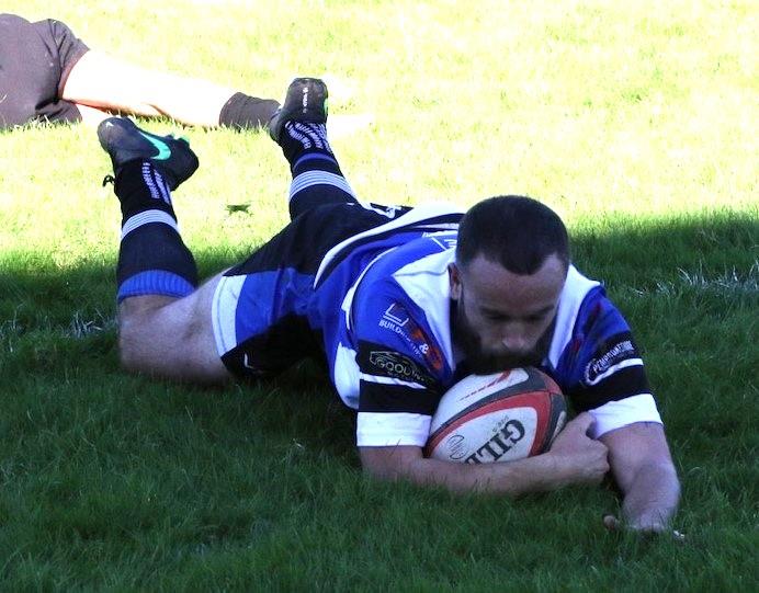 Two-try scorer Declan Thomas for Fishguard