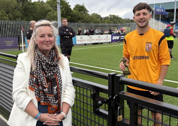 Nicola Hardeveldt and Jimmy Wilkes (MoM)