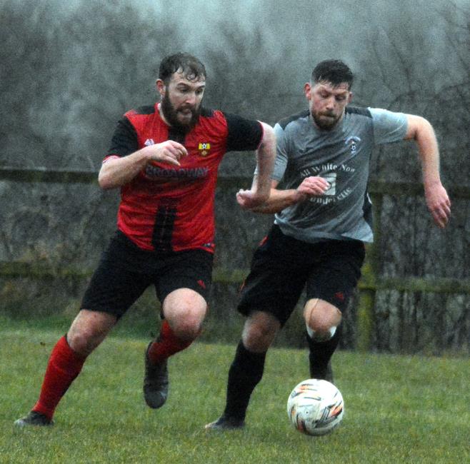 Laurie Haworth - bagged four goals for Clarbeston Road who won a nine-goal thriller against relegated Neyland