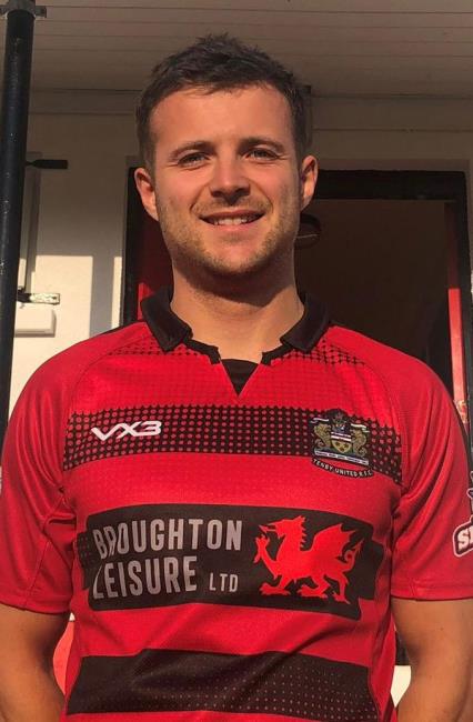 Matthew Morgan - good try for Tenby United winger