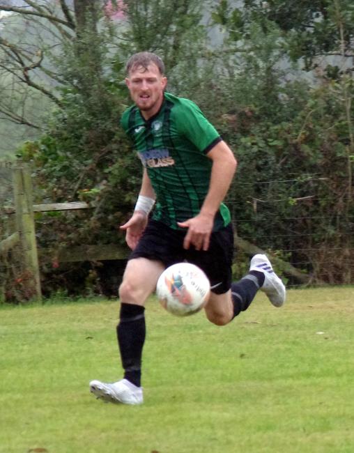 Rhys Dalling scored four goals for high flying Goodwick