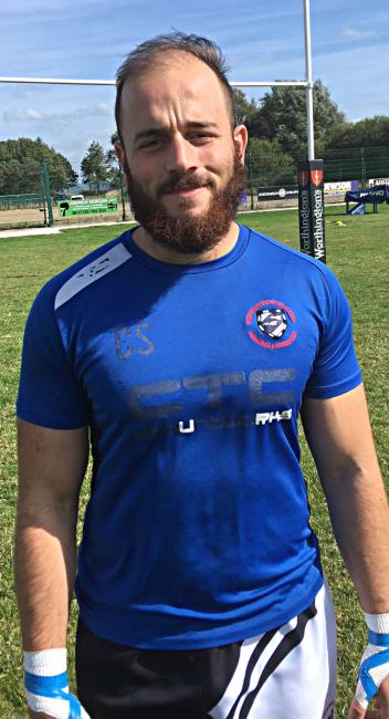 Chris Shousha - two more tries for Fishguard skipper