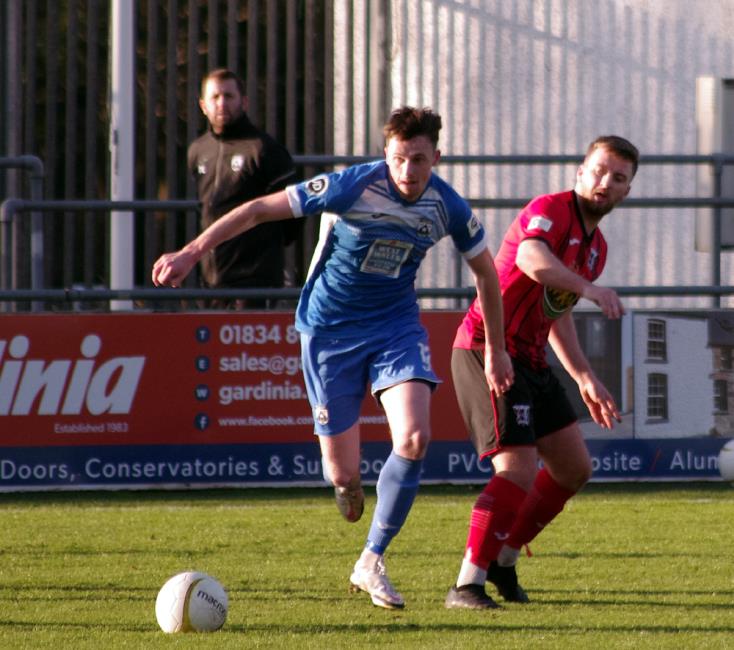 Jack Wilson struck the post at Flint