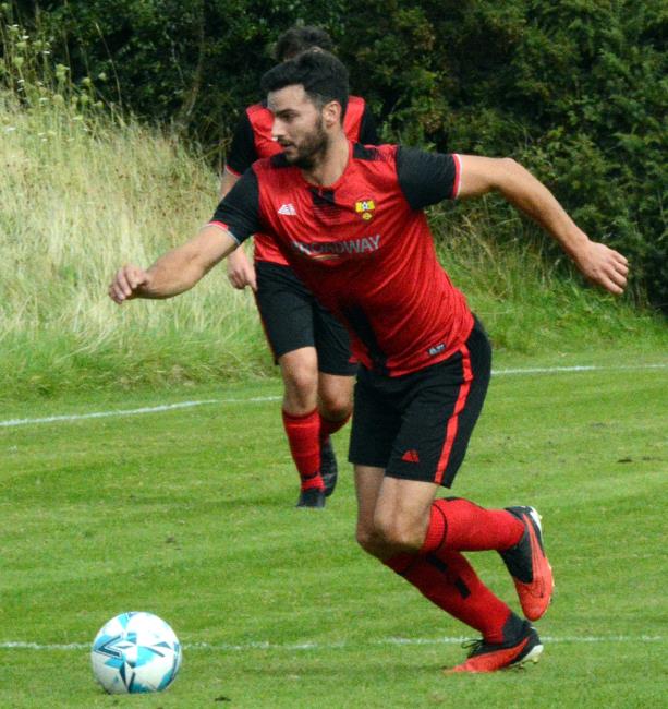 Ben John - was on target with the second goal for Clarbeston Road at Fishguard Sports