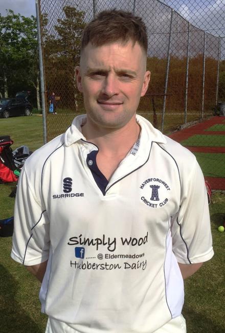 Dai Davies - 52 not out for Haverfordwest
