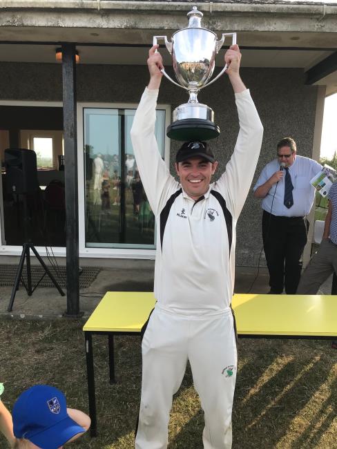 Sean Hannon with trophy