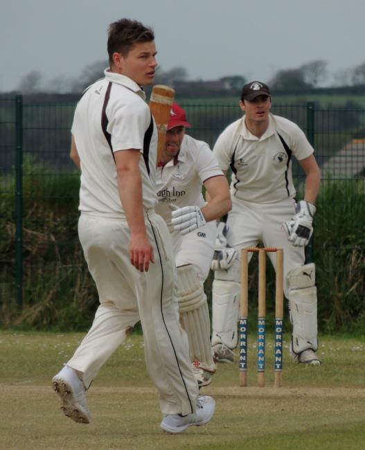  Henry Durrant and Sean Hannon after this Adam Chandler shot found the gap
