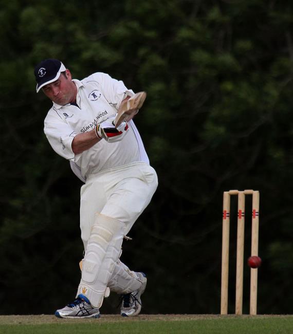Top batsman Simon Holliday
