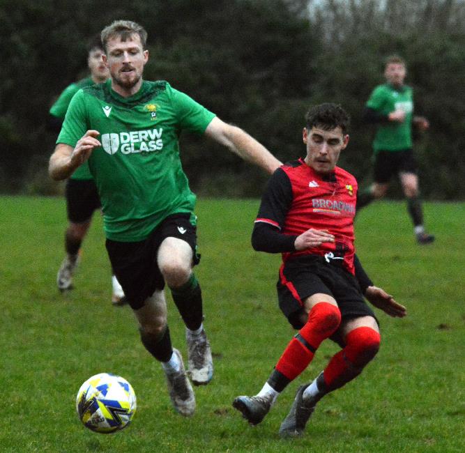 Rhys Dalling scored twice and assisted with two others for Goodwick