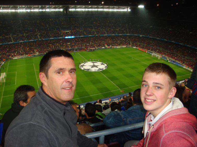 Nigel Morgan and his son Matthew