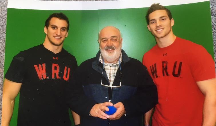 Bill Carne, George North and Sam Warburton