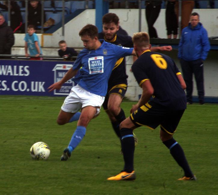 Ben Fawcett grabbed a goal and was lively all afternoon
