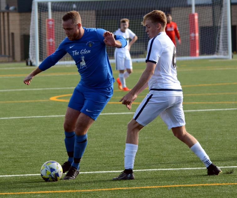 Skipper Joe Leahy scored a late penalty for Merlins Bridge at Kilgetty