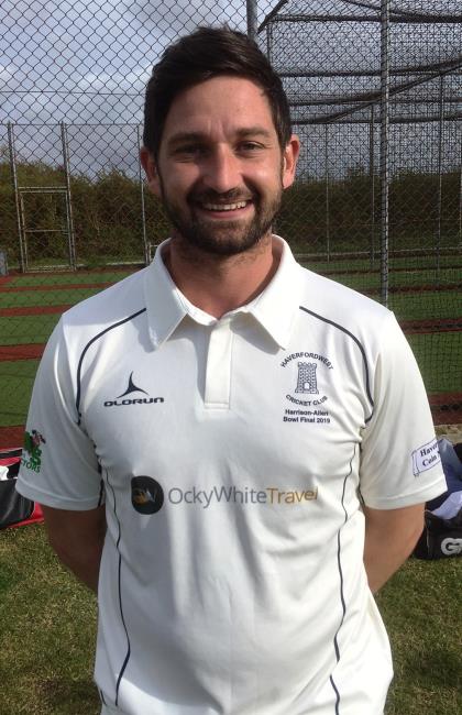 Mikey Jones - hard hitting 29 for Haverfordwest