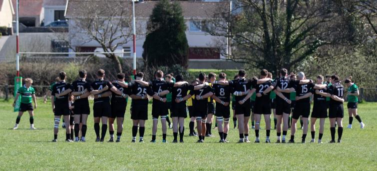 A minutes silence for John Laughane before the start