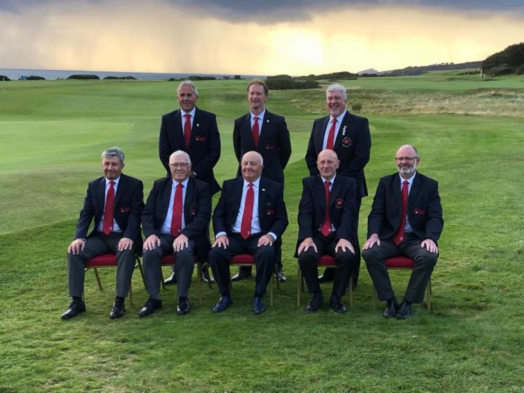 Alan in a smart Welsh team photo call