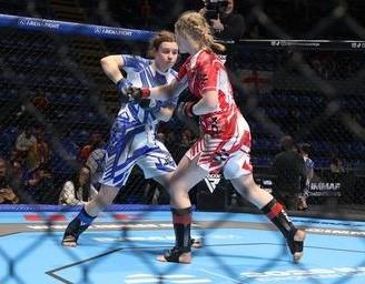 Ava - looking strong in the Cage