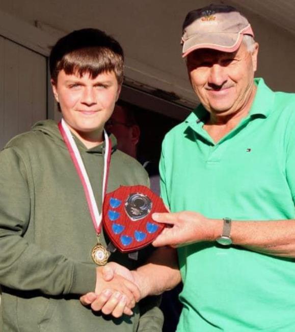 Award-winner Griff with Glyn Cole