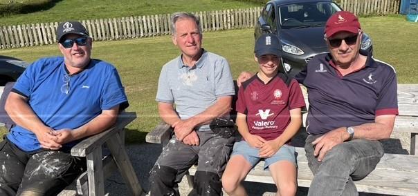 Groundsmen - Richard Arthur, Phil James, George Richards & Glyn Cole (Denis Chiffi unavoidably absent through illness)