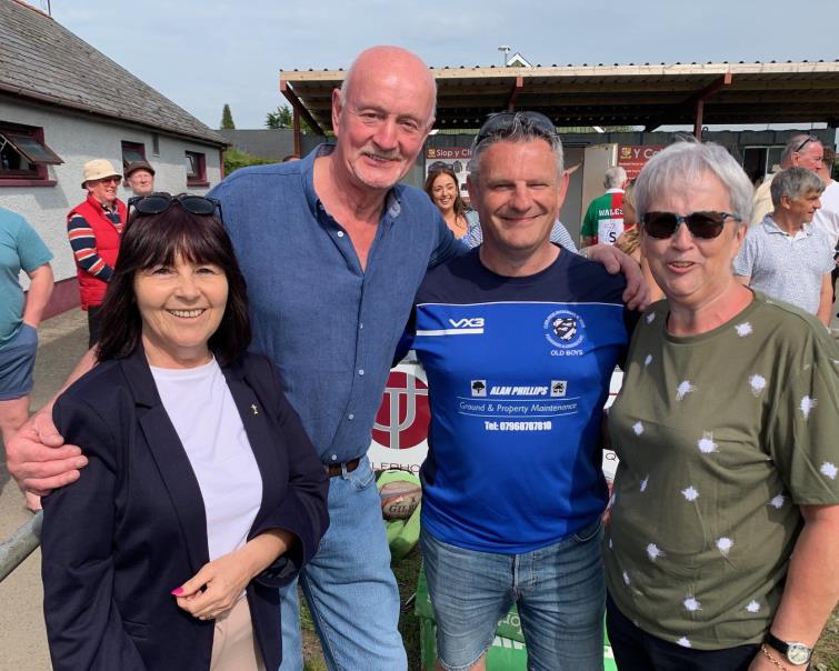 Delyth, Brian, JJ and Sue