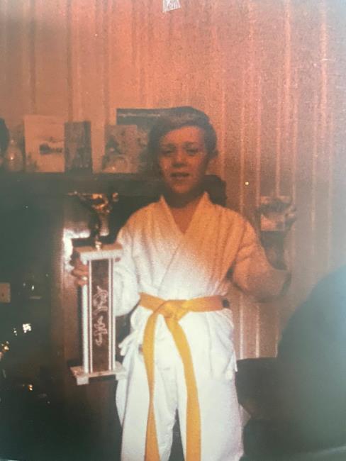 First time British Karate champ - at 8