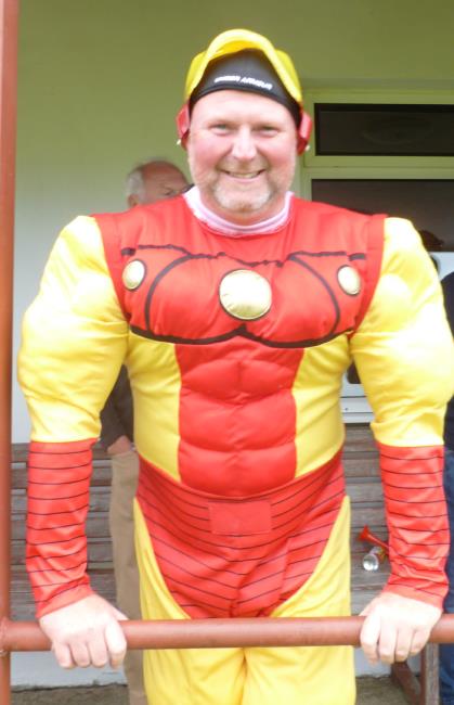 Ian Milsom - bowled well for The Vets, but not dressed like this